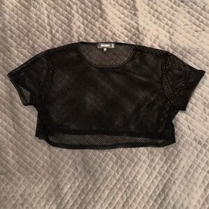 Missguided Mesh Crop Top